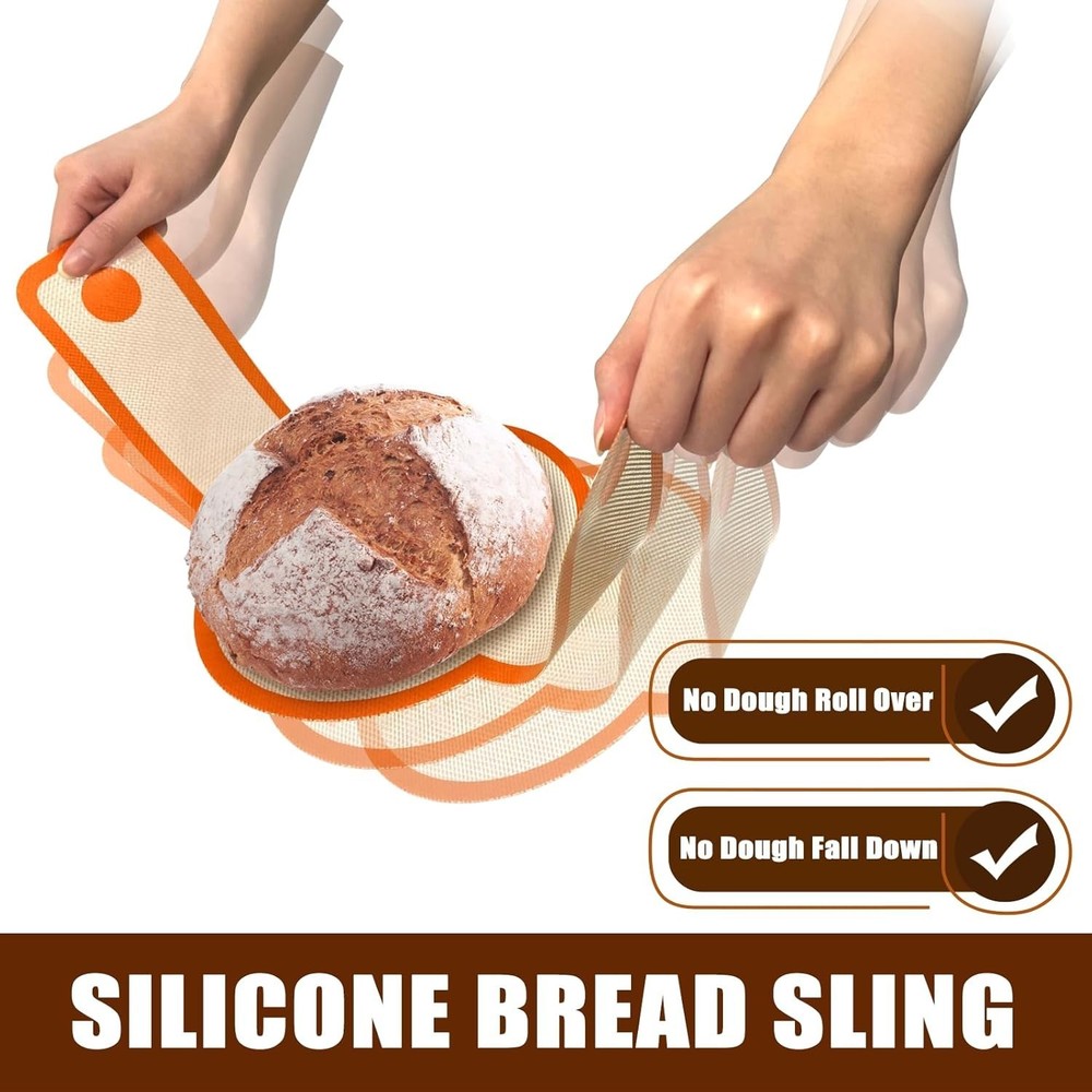 Versatile Silicone Bread Sling for Baking - Non-Stick, Easy Transfer & Clean