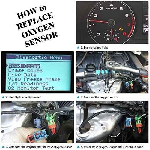 Oxygen Sensor Upstream Downstream Compatible with Tucson Sportage Sonata