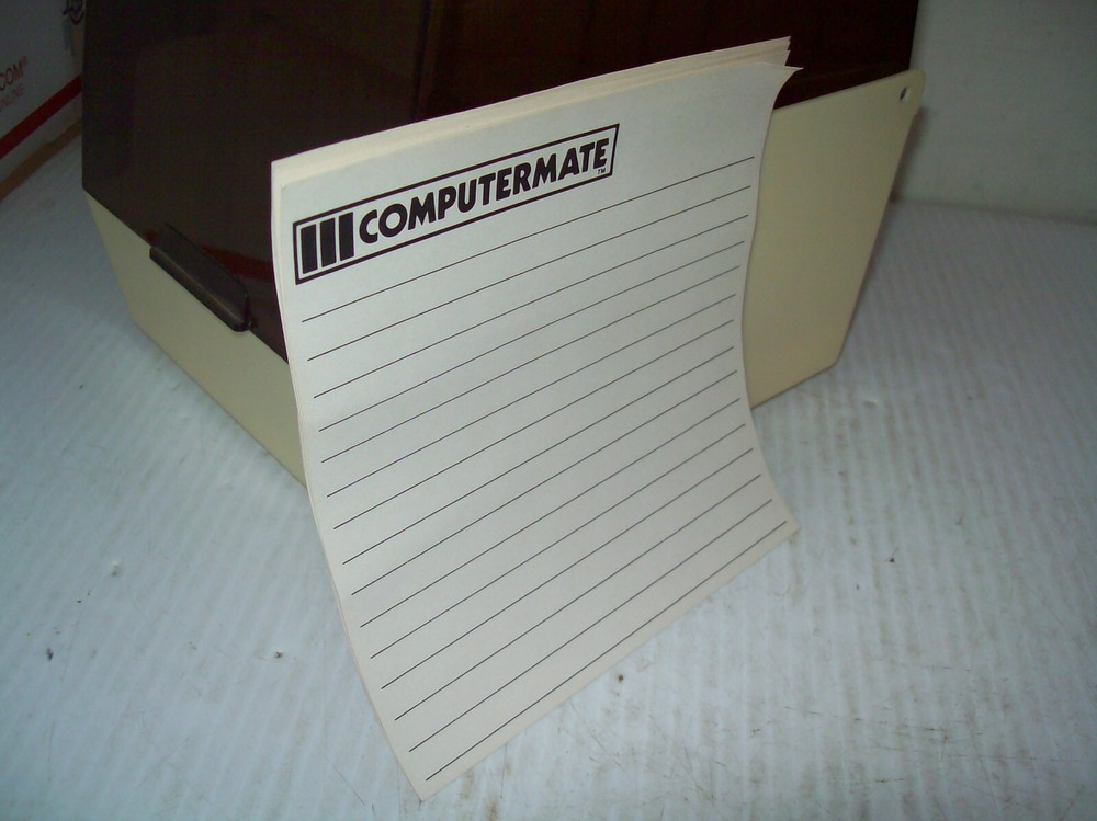 Vintage Computermate Computer Storage Floppy Disk Organizer CM-300 VGUC