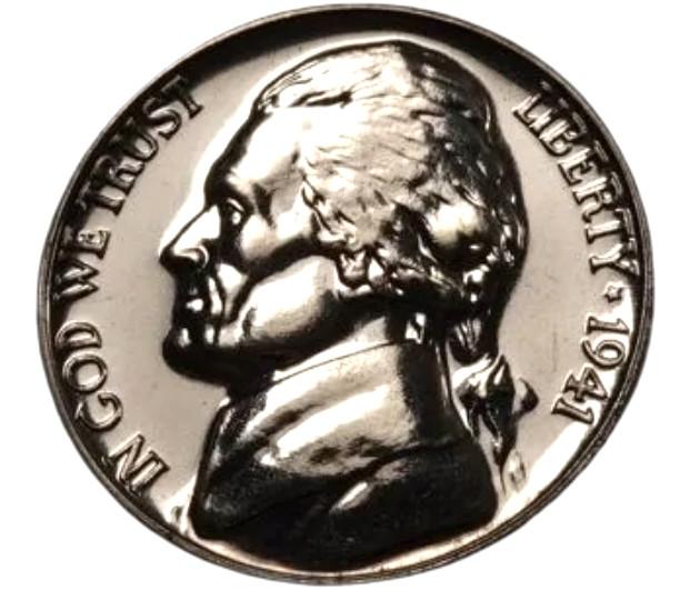 1941 Jefferson Nickel ~ Gem Proof ~ Better Date