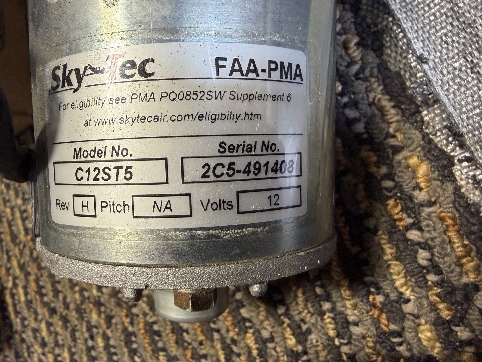 Sky-Tec C12ST5 Starter