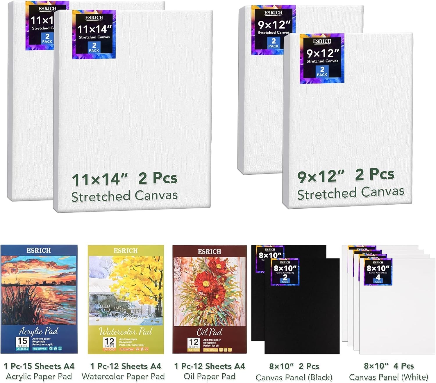 141PCS Deluxe Artist Painting Set, Painting Supplies with 84 Paint(Oil, Watercol