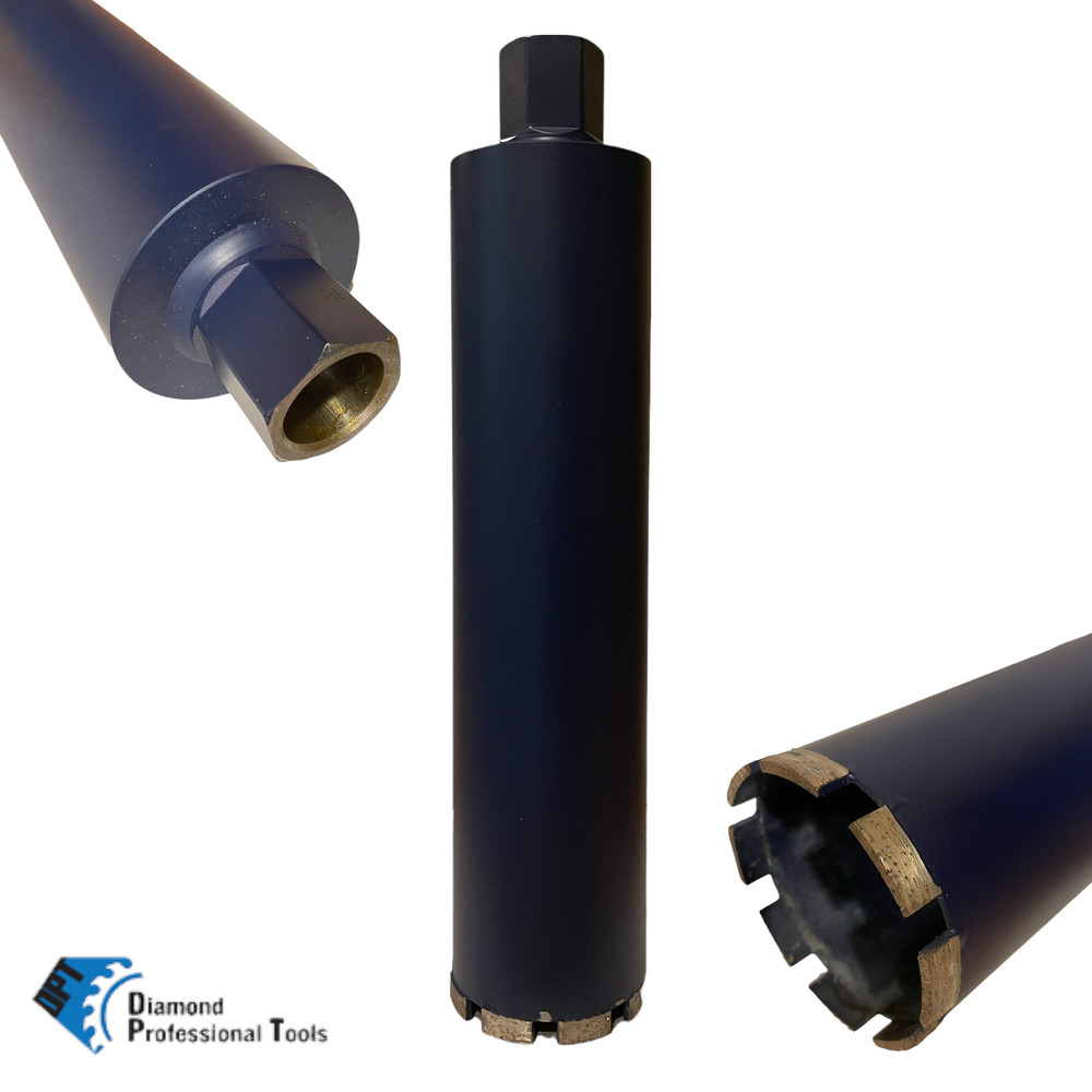 2-1/4" Wet Diamond Core Drill Bit for Concrete Asphalt Brick 1-1/4"-7 Thread