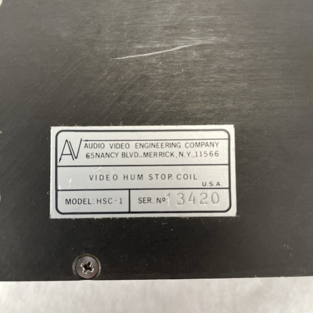 Video Hum Stop Coil HSC-1 AVEC