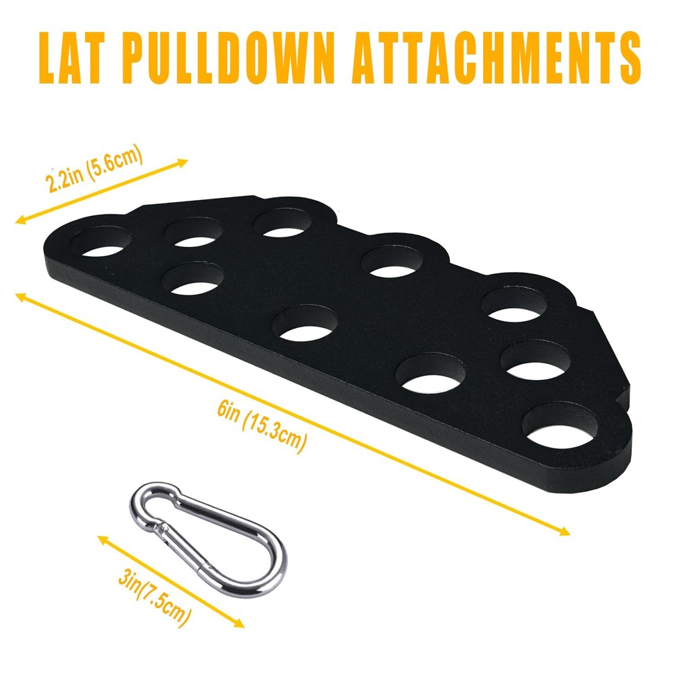 Lat Pull Down Bar for Home Gym, Cable Machine Attachment, Exercise Handle