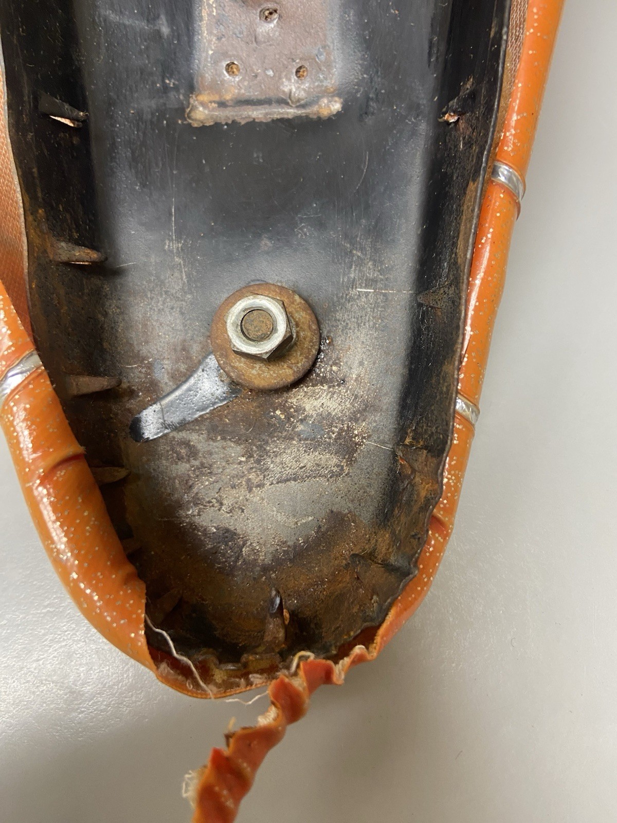 Original Orange SWING BIKE VINTAGE MUSCLE BICYCLE Banana Seat Needs Restored