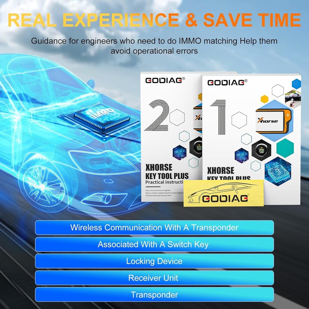 Two Book Practical Instruction For Xhorse Key Tool Plus For Maintenance Engineer