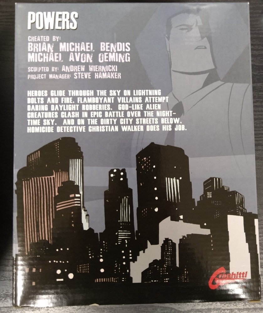 L.E. POWERS Christian WALKER Statue #/750 ⭐Brian Michael Bendis⭐️ iMage Comics