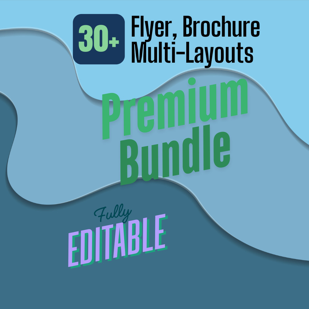 Professional Flyer Brochure 30+ Templates Multi-Layout Multi-Page Vectors
