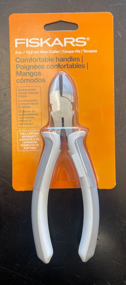 Fiskars 6" Wire Cutters with Comfort Handles ~ Model #132450