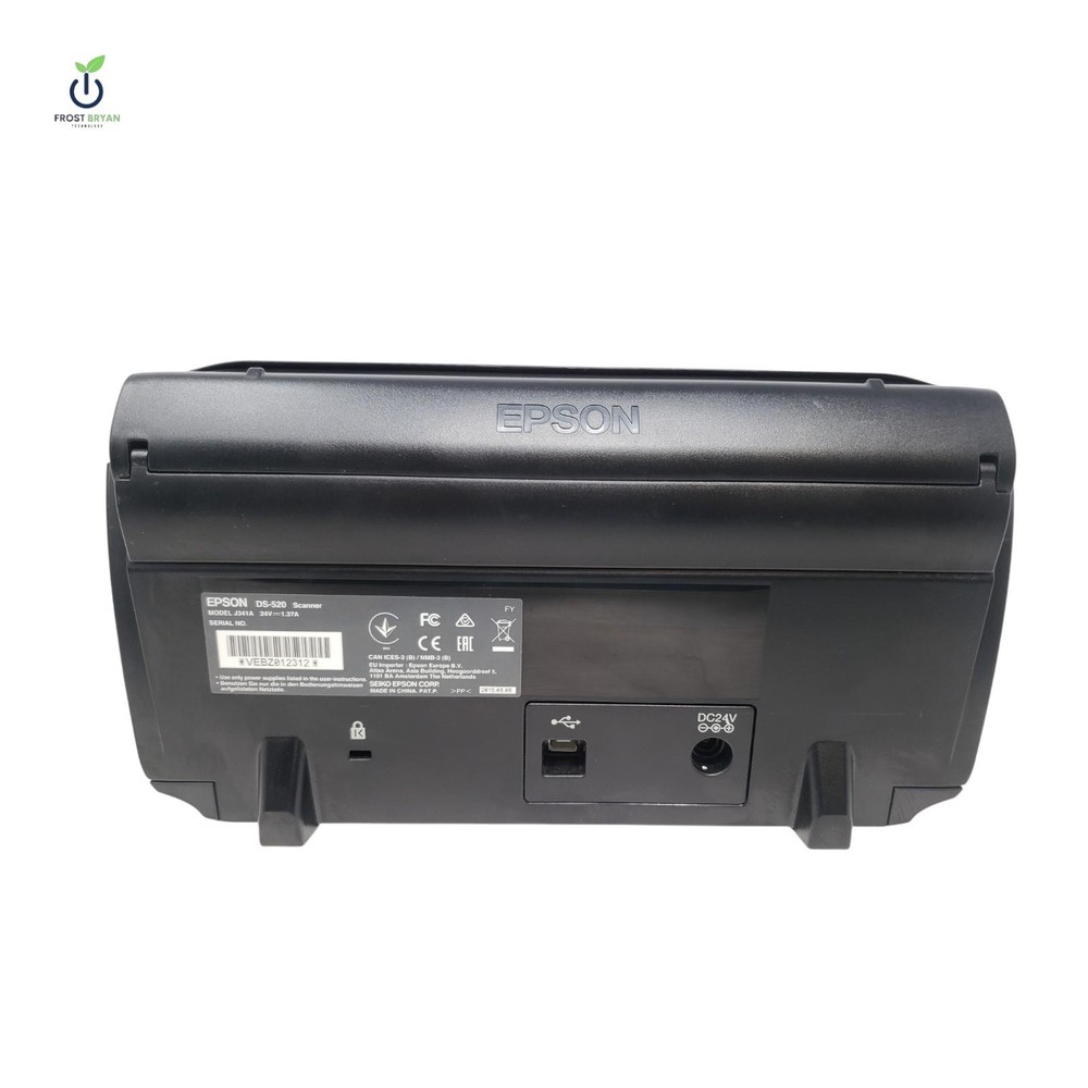 Epson DS-520 J341A Duplex Document Scanner ADF 4823 Page Count