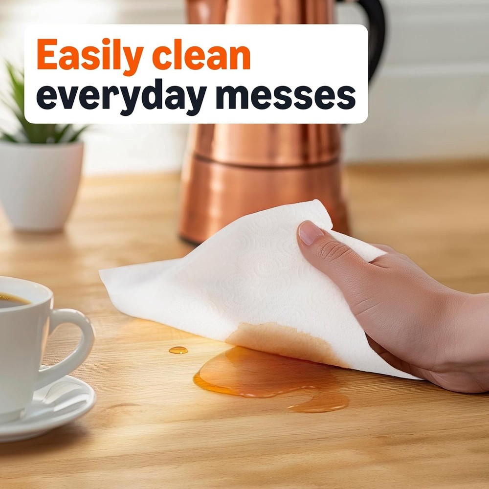 2-Ply Flex-Sheets Paper Towels, 6 Rolls = 20 Regular Rolls, 150 Sheets per Roll