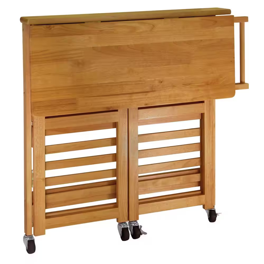 Radley Oak Kitchen Cart with Drop Leaf