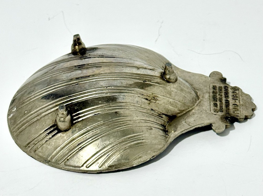 Sheffield England Small Clam Shell Trinket Dish Reproduction 1700 - 1800
