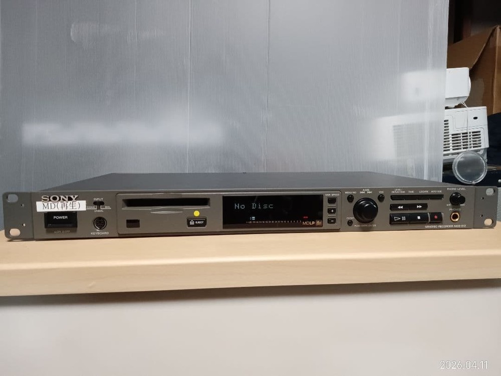 SONY MDS-E12 Professional MD LP Recorder Player Tested