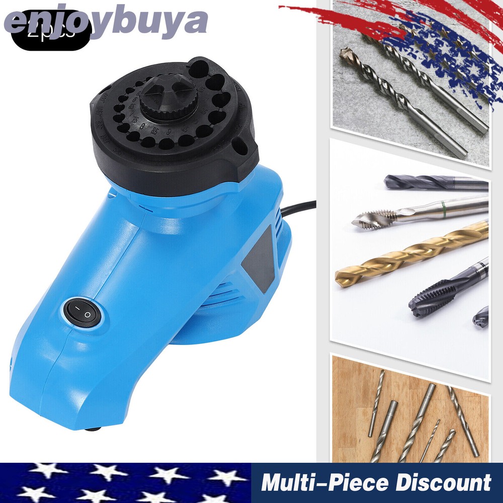 Drill Bit Sharpener for Twist Bits, Drill Bit Sharpener With High Speed