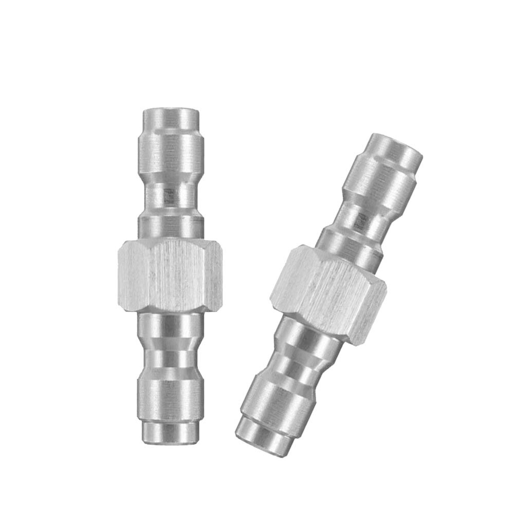 USA Double Male Quick Connect Adapter 8mm Dual Male for 8MM Female Convertor 2Pc