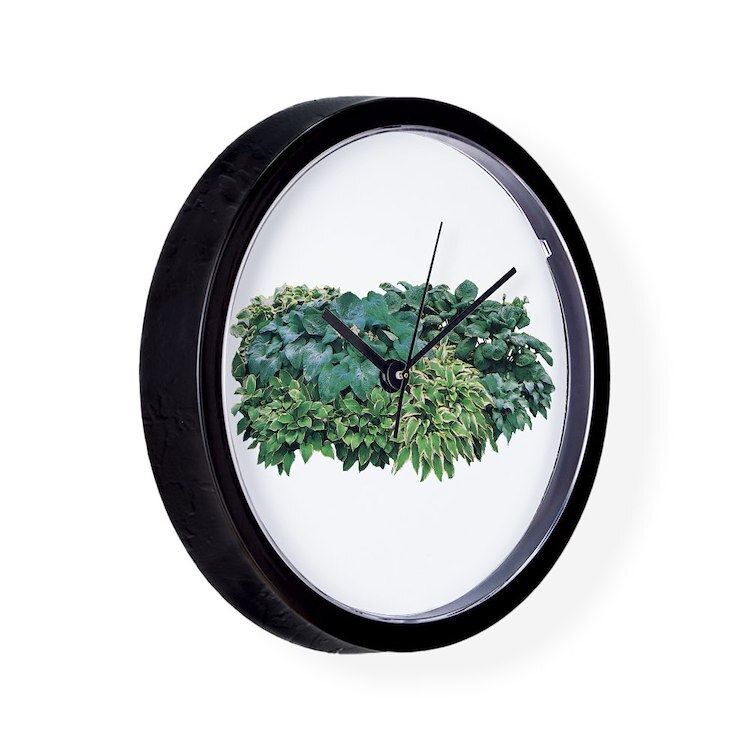 CafePress Hosta Clumps 10" Wall Clock (207234525)