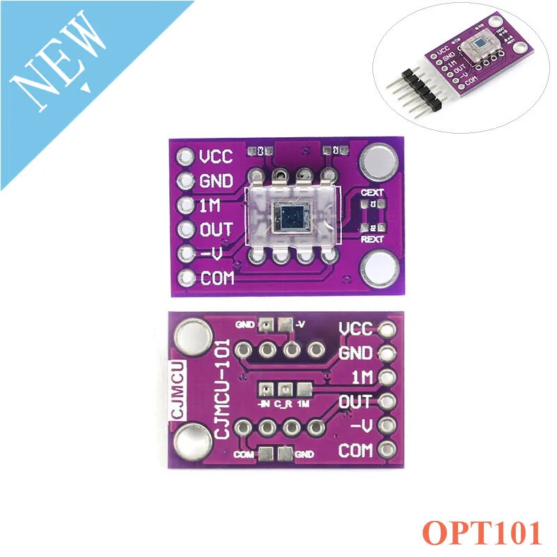 OPT101 Analog Light Sensor Module Photoelectric Diode 14KHz