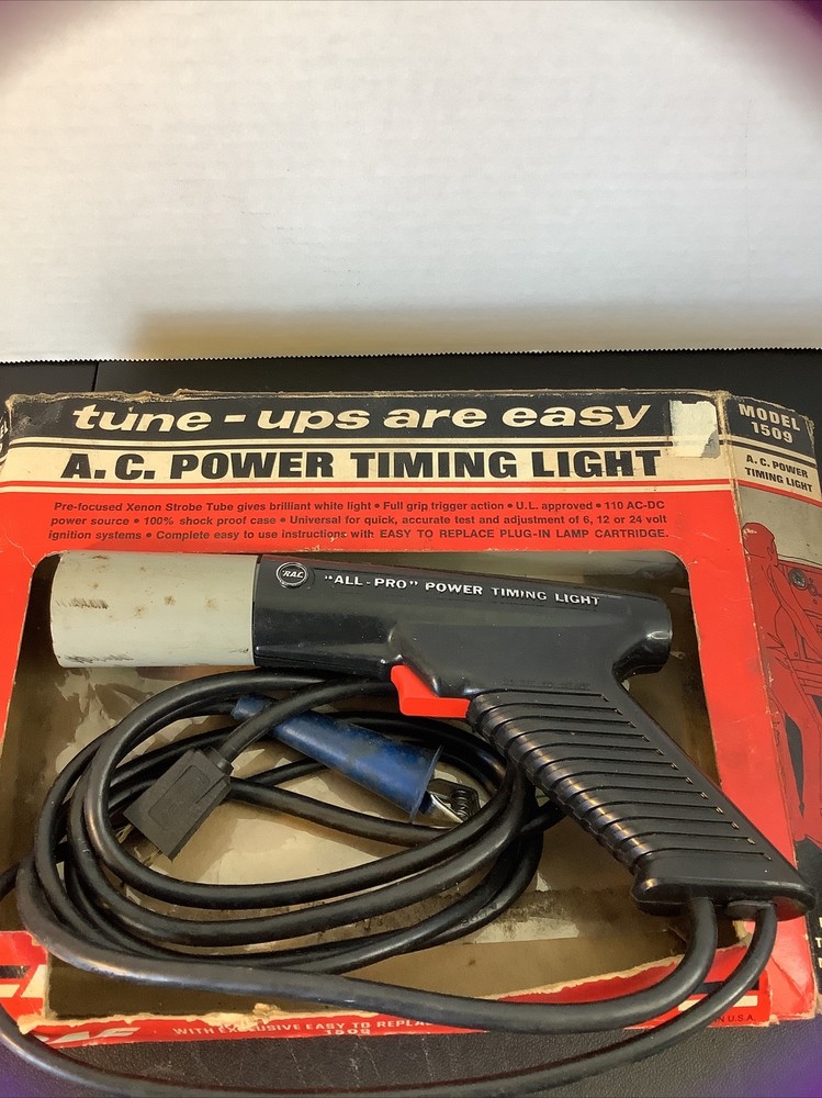 Vintage RAC Timing Light AC POWER