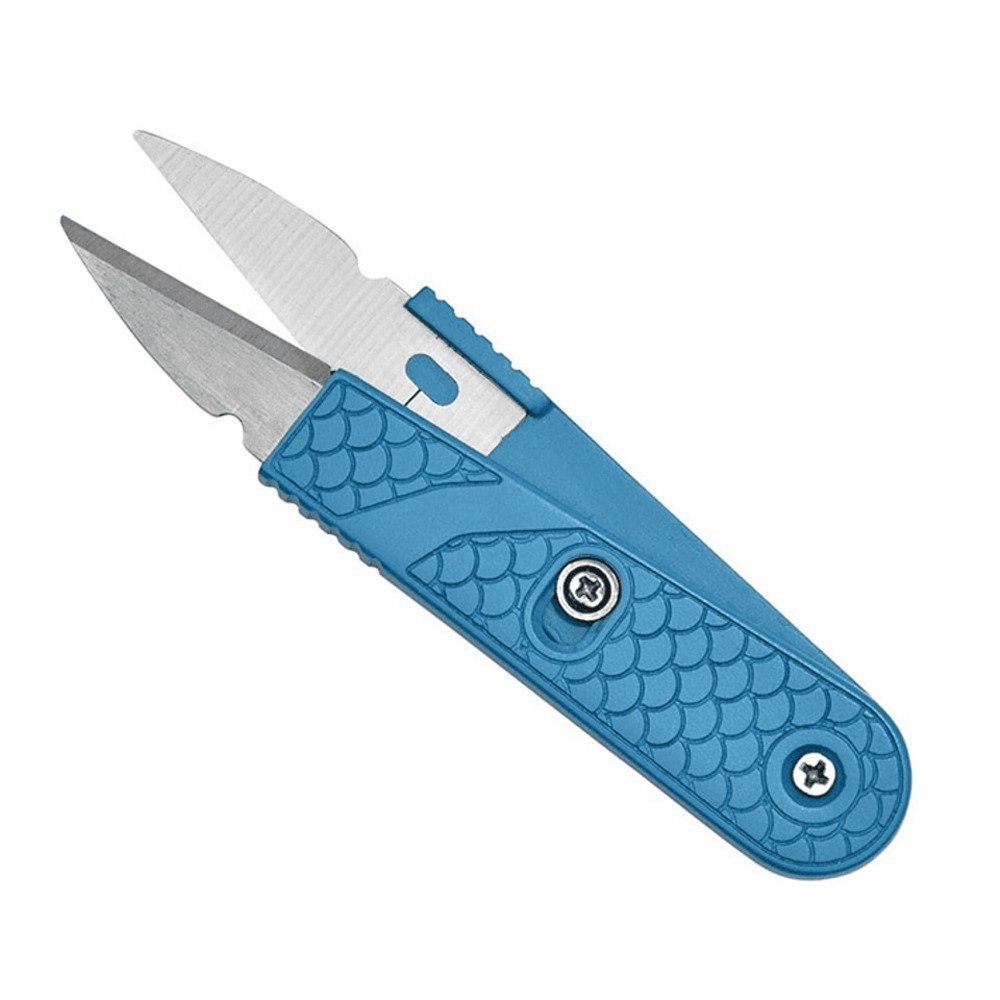 Cuda Braid Nipper 4" Lanyard-Titanium Bonded Blue - CUD-23030