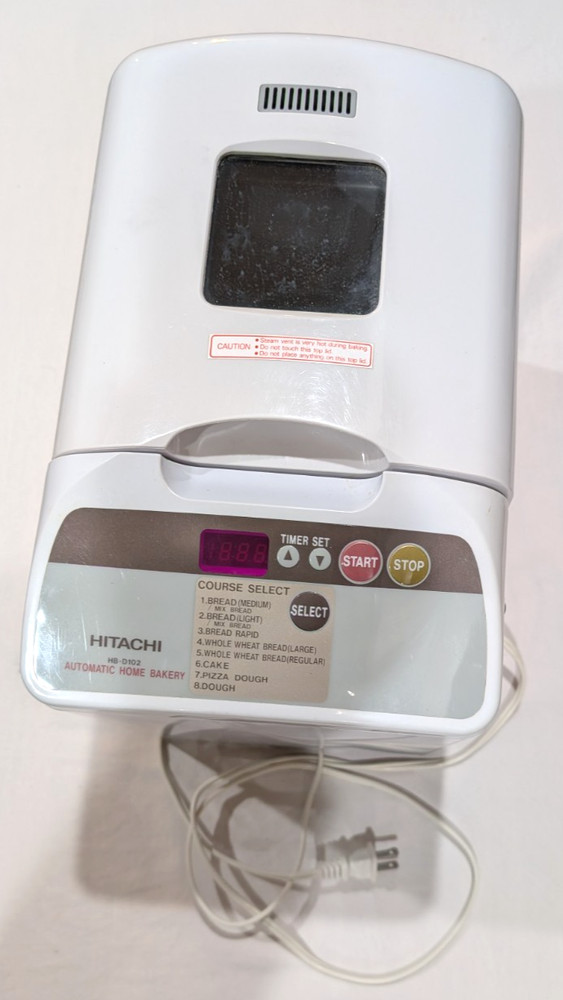 Hitachi Automatic Bread Maker Machine HB-D102 | Tested | Missing Paddle