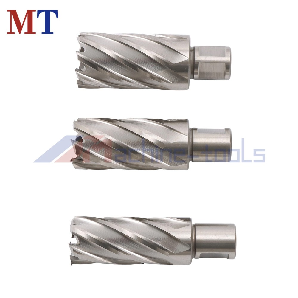 6 Pack HSS Magnetic Drill Bits Universal Shank 2" Depth Annular Cutter Set