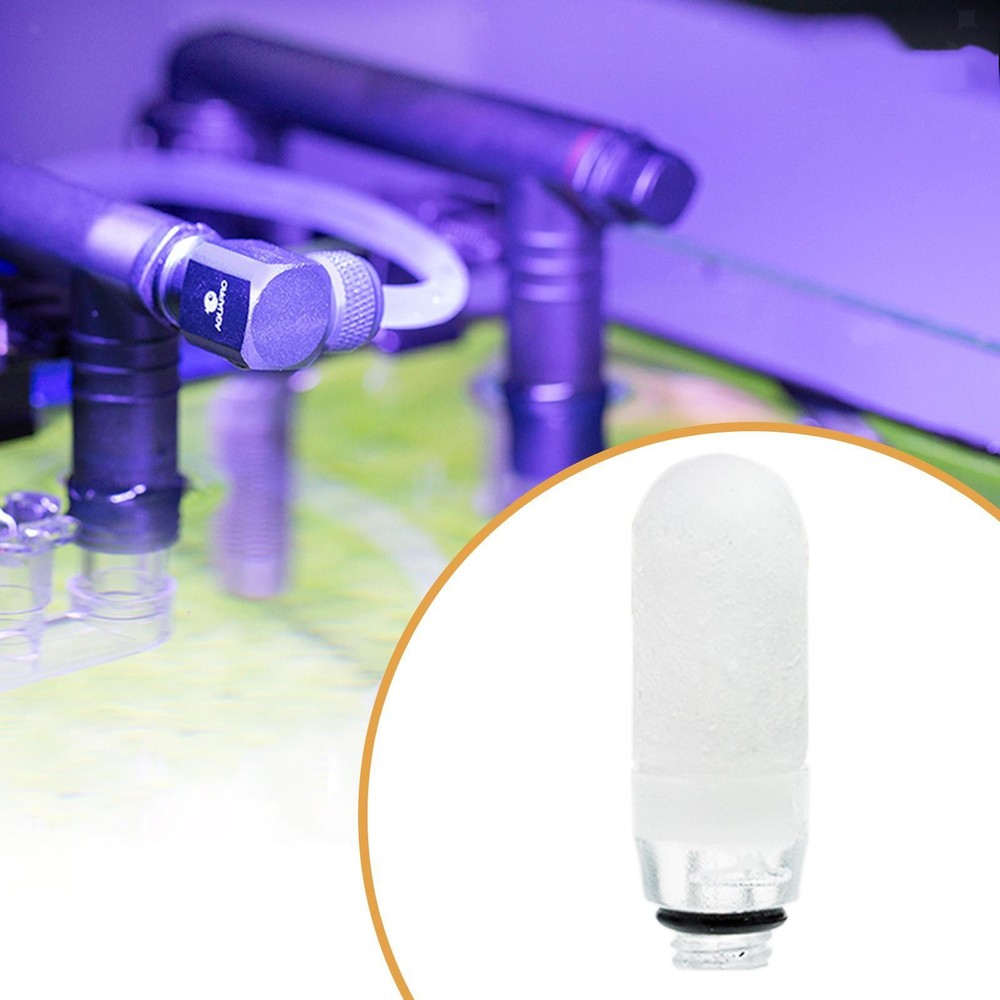 Aquarium Inline CO2 Atomizer Head Filter Accessory Quick Insert External
