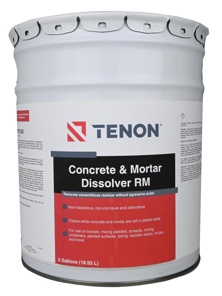Concrete & Mortar Dissolver RM - Remove Concrete, Cement, Mortar, Grout, Stucco,