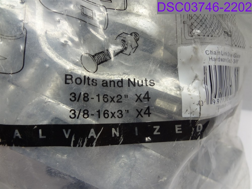 Chain Link Drive Gate Hardware Set 2-3/8". 099713046344