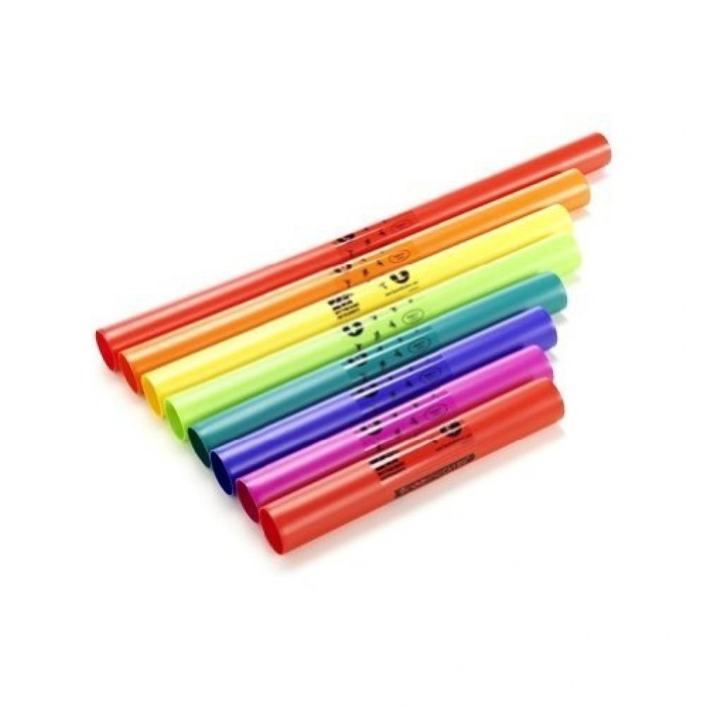 Boomwhackers C Major Diatonic Scale Tuned Percussion Tubes, Plastic, Multi-Co...