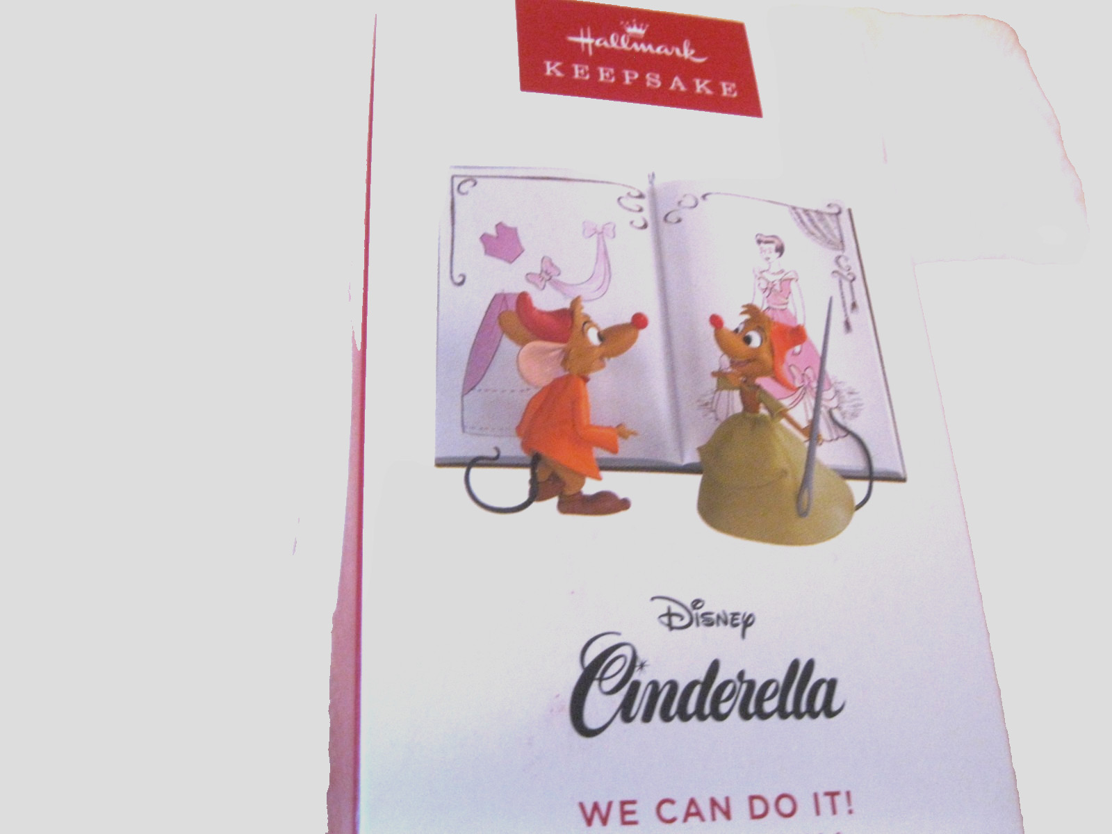 2025 Hallmark Disney WE CAN DO IT - DISNEY CINDERELLA - MICE - LAST ONE !!