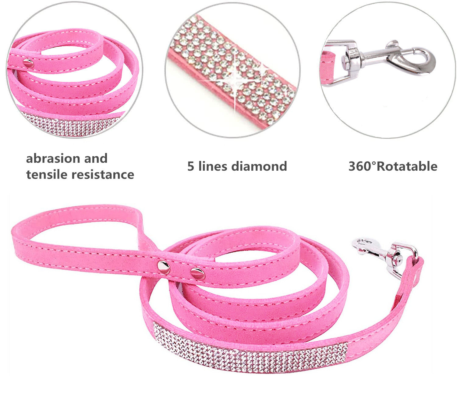 Rhinestones Personalized dog collar Bling engraved custom ID tag Name / Number