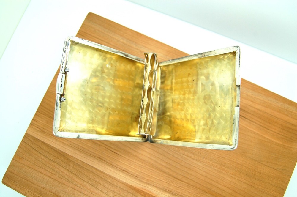 ANTIQUE HAVONE STERLING SILVER CIGARETTE CASE