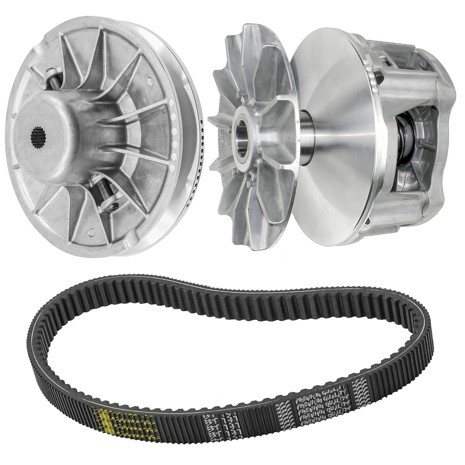 Caltric Primary & Secondary w/ Clutch Belt For Polaris Ranger 500 2017-2021