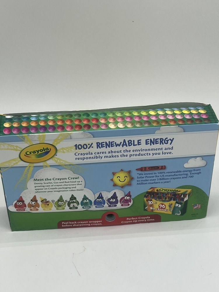 Crayola Crayons - 96 Pack With Sharpener-Non-Toxic- * See Description