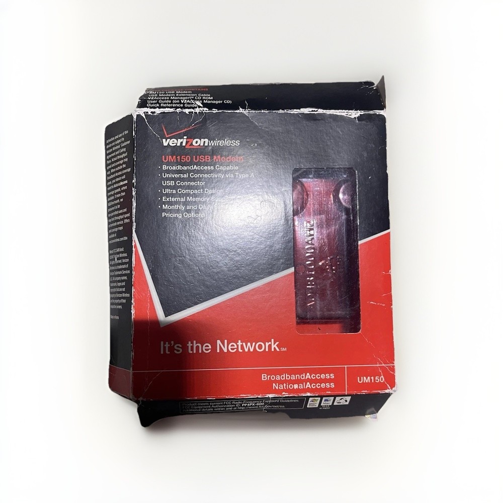 Verizon Wireless UM150 USB Modem Broadband Access Compact Design WIFI