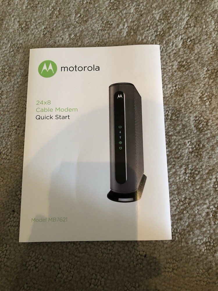 Motorola Cable Modem And TP-Link WiFi 6 Router