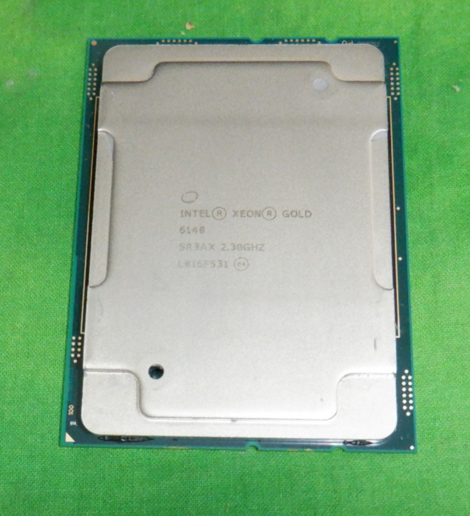Intel Xeon 18-Core Gold 6140  2.3GHz Processor SR3AX CPU
