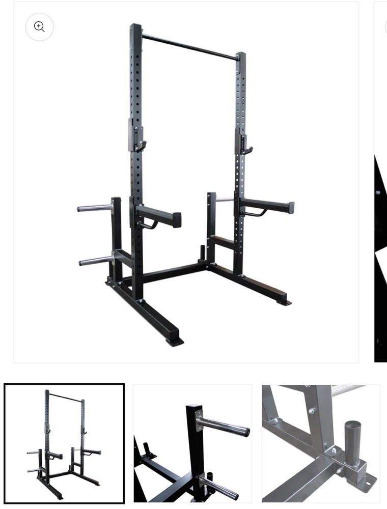 DELUX SQUAT RACK Multi-Functional Power Cage with Pull-Up Bar   *DELIVERY AVAIL*