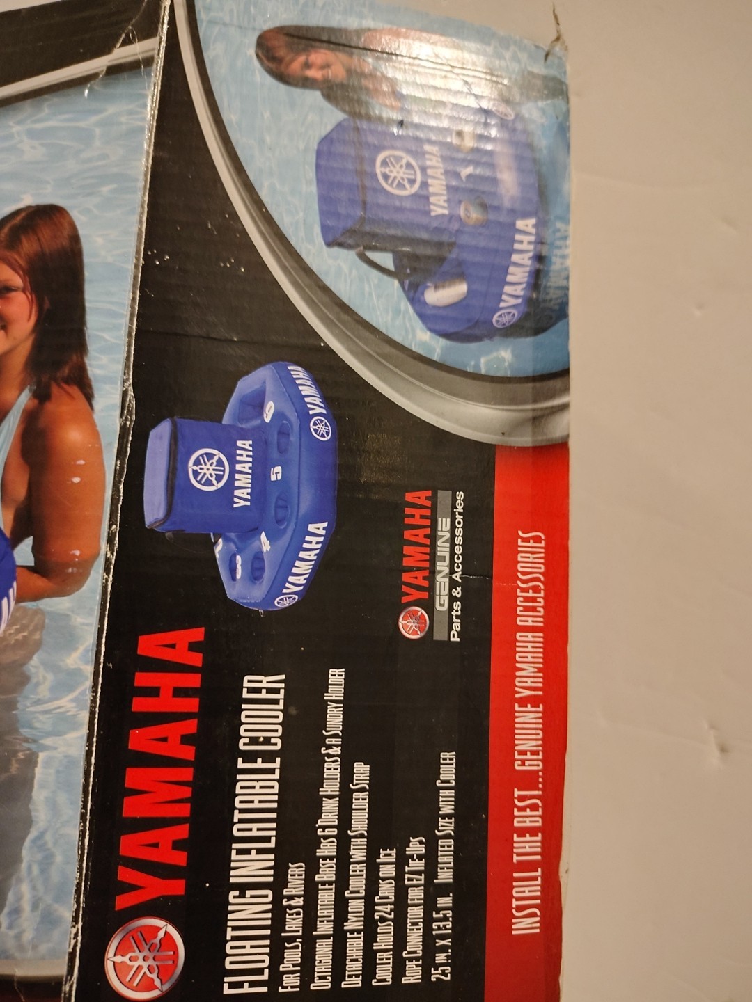 Yamaha Floating Inflatable Cooler PWC Waverunner Watercraft MAR-FLTCL-ER-06 New