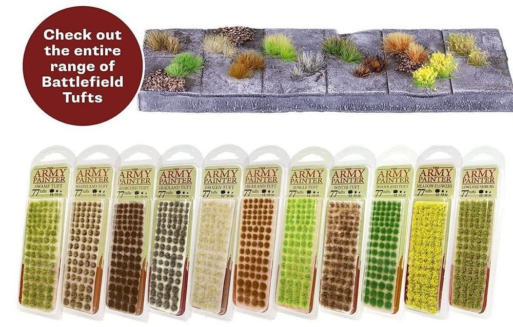 The Army Painter Battlefields: Miniature Diorama Basing Scenery Flock