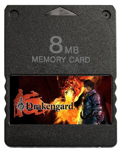 Drakengard PlayStation 2 PS2 Memory Card 100% Completed Save