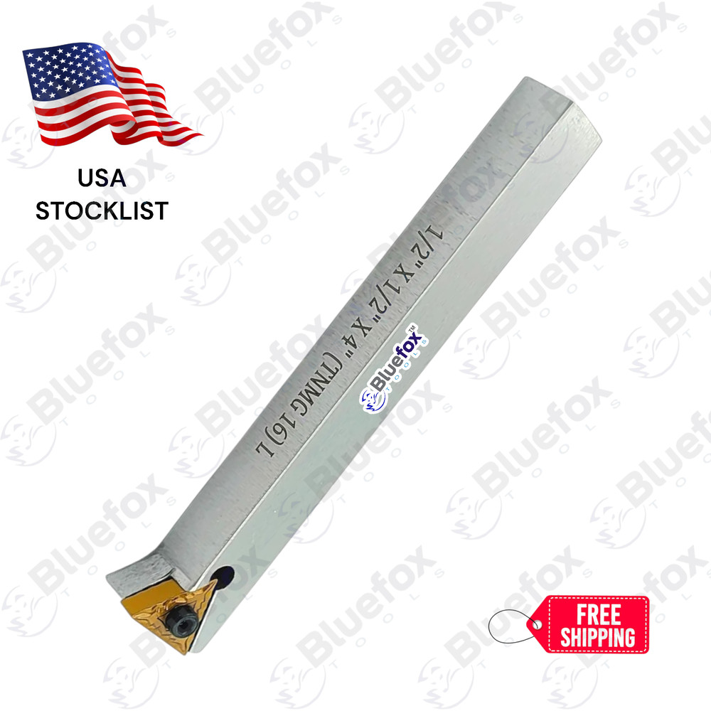 Indexable Tool Bit 1/2" Shank for Fly Cutter for Milling II Replaceable TNMG16