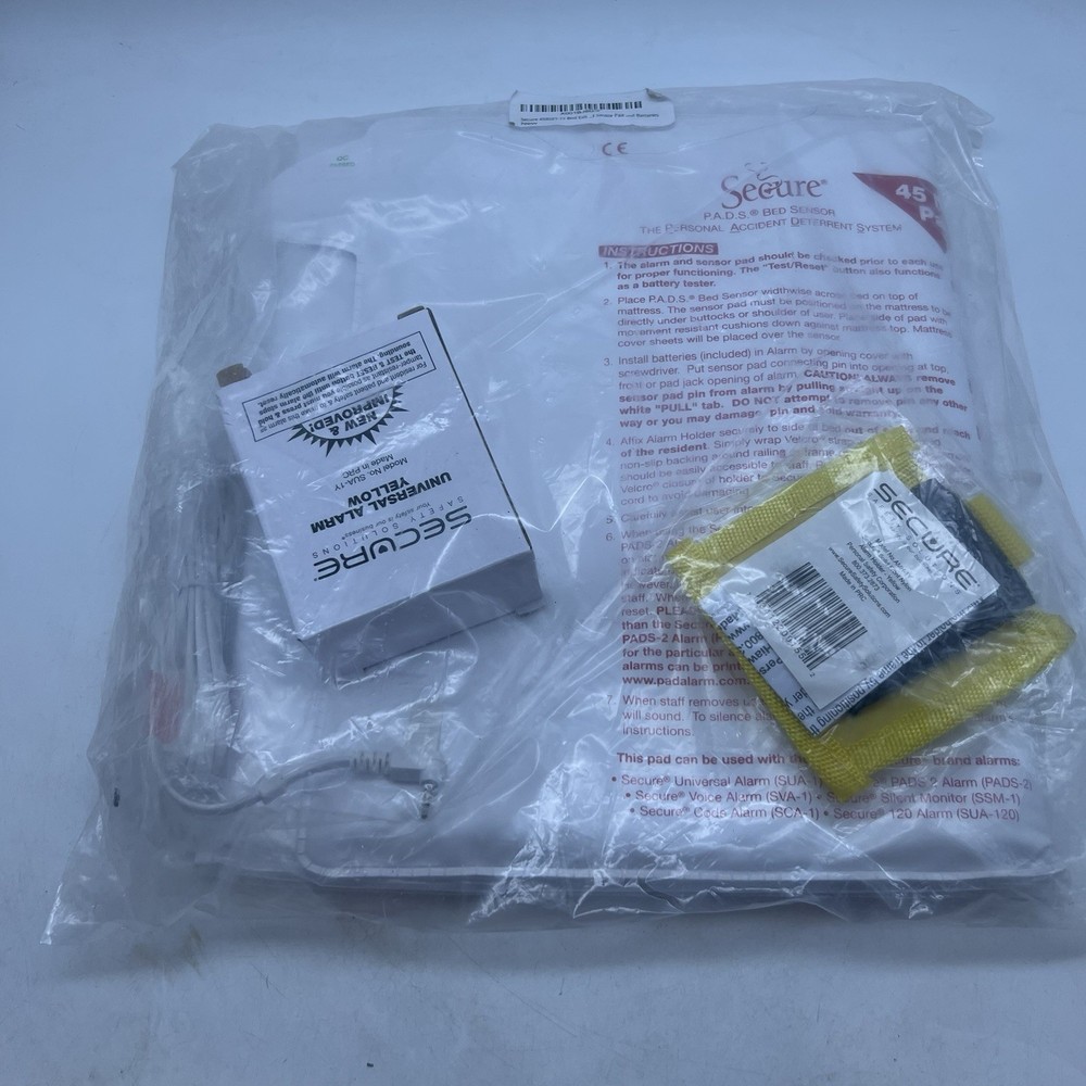 Secure 45BSET-5 Bed Exit Alarm Set For Elderly Fall & Wandering Prevention