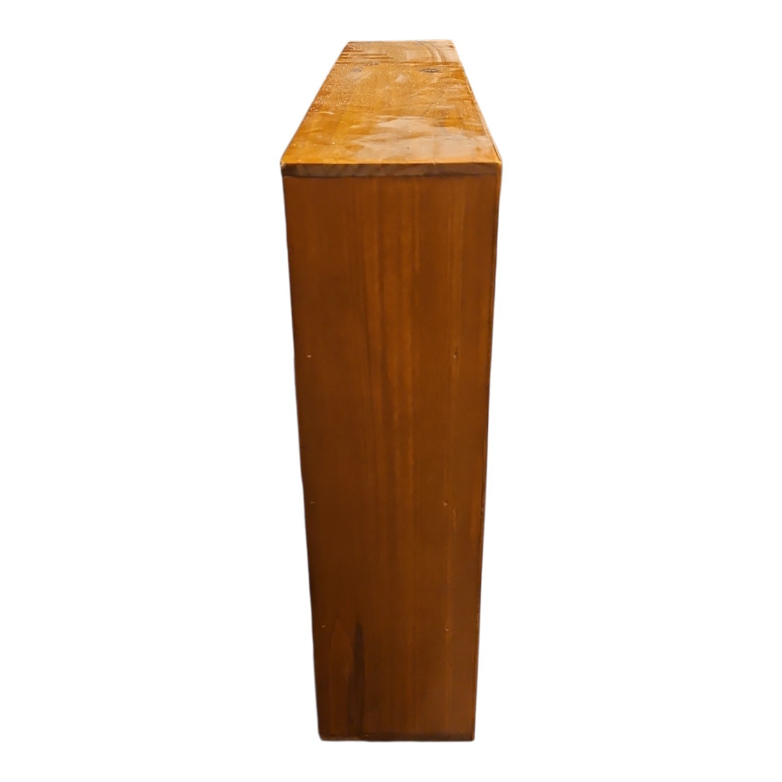 Vintage Wooden Library Card Cabinet, 16 Drawers, 4 Rows High, 4 Rows Wide