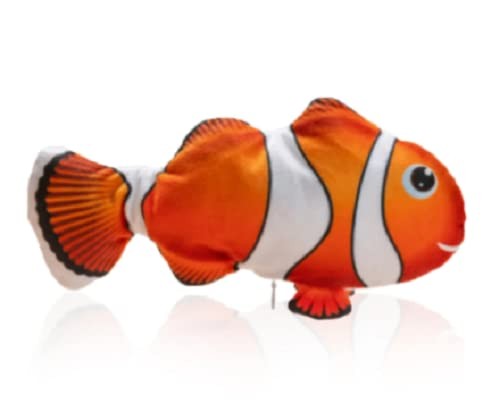 PawfectPals Touch Sensitive Realistic Orange Floppy Moving Fish