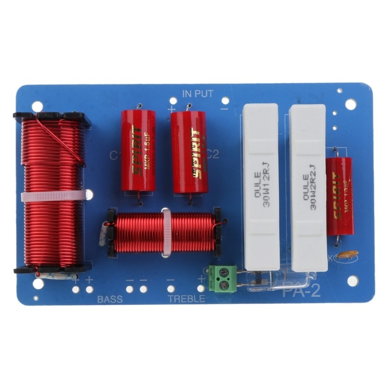 2 Way Speaker Frequency Divider Module Treble Bass Hi-Fi Crossover Filter