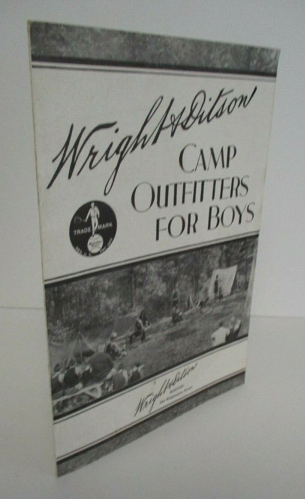 Early 1900s WRIGHT & DITSON Camp Outfitters for Boys Catalog