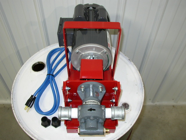 New Waste/Bulk Oil Pump, 3/4 HP, 1" Ports, 16 GPM, Heaters, Burners, Transformer